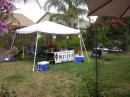 Daytime OPs in the shade, under the canopy, with 12v fans to also help keep me cool.